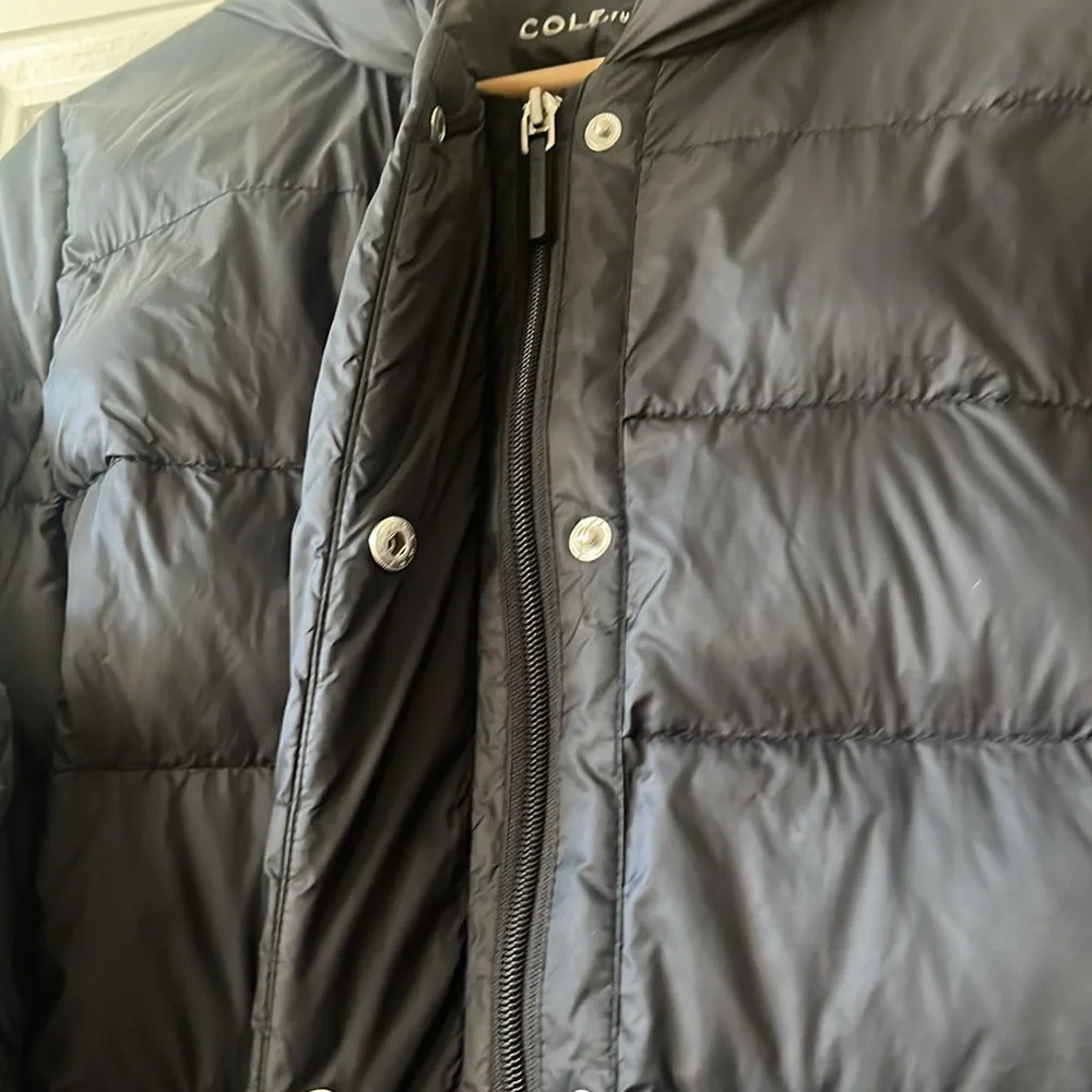 Cole Haan woman’s  quilted down jacket small/petite black - Picture 5 of 12